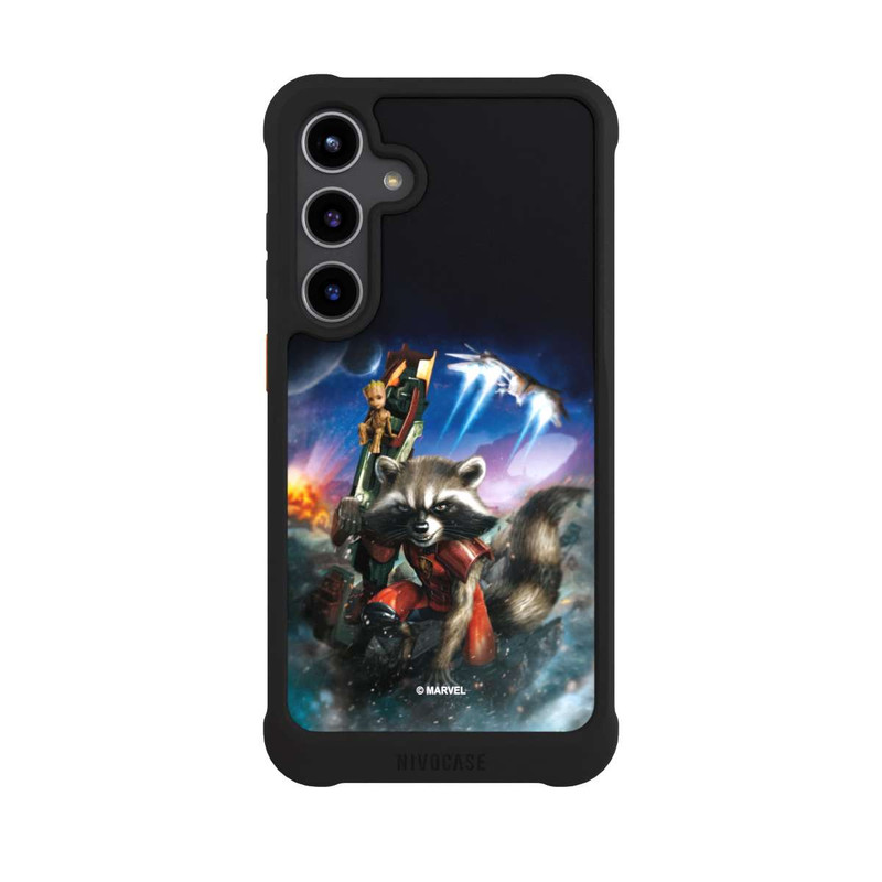 Galaxy S24 + NIVOmax Rocket & Baby Groot Guardians Of The Galaxy