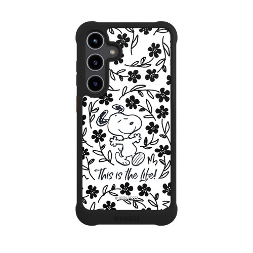 Samsung Galaxy S24+ NIVOmax Snoopy This Is The Life Noir &amp; Blanc