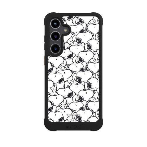 Samsung Galaxy S24+ NIVOmax Snoopy Muster Schwarz und Weiß