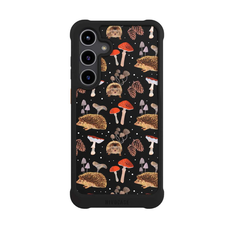 Galaxy S24 + NIVOmax Hedgehogs and Mushrooms