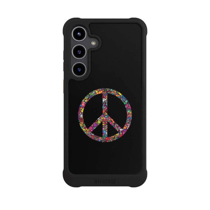 Galaxy S24 + NIVOmax Peace Zeichen
