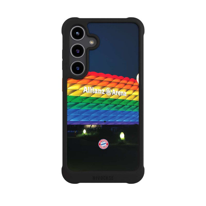 Galaxy S24 + NIVOmax Allianz Arena Regenbogen