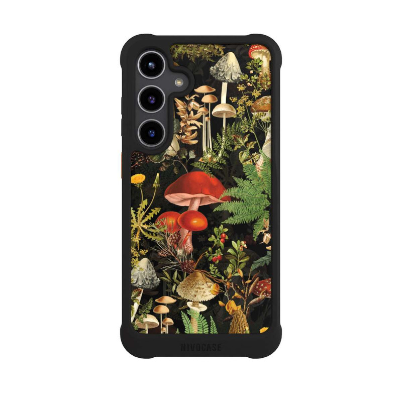 Galaxy S24 + NIVOmax Verschiedene Pilze Im Wald