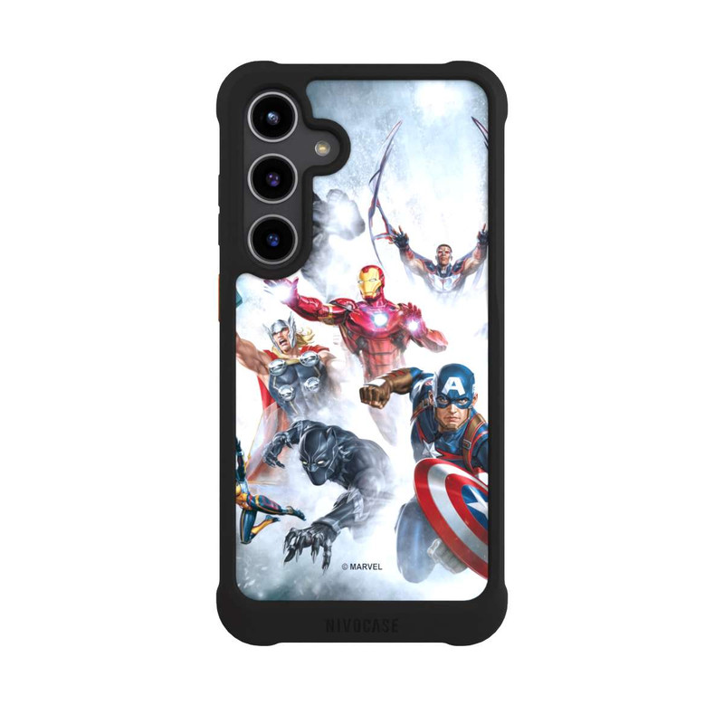 Galaxy S24 + NIVOmax Avengers Jumping at You