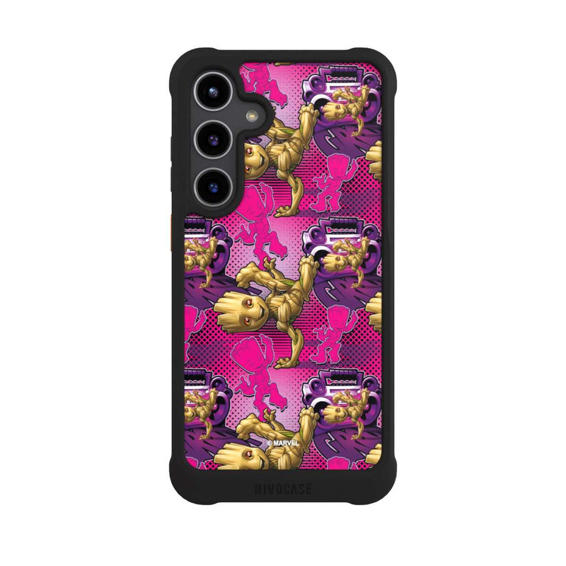 Galaxy S24 + NIVOmax I am Groot Pattern