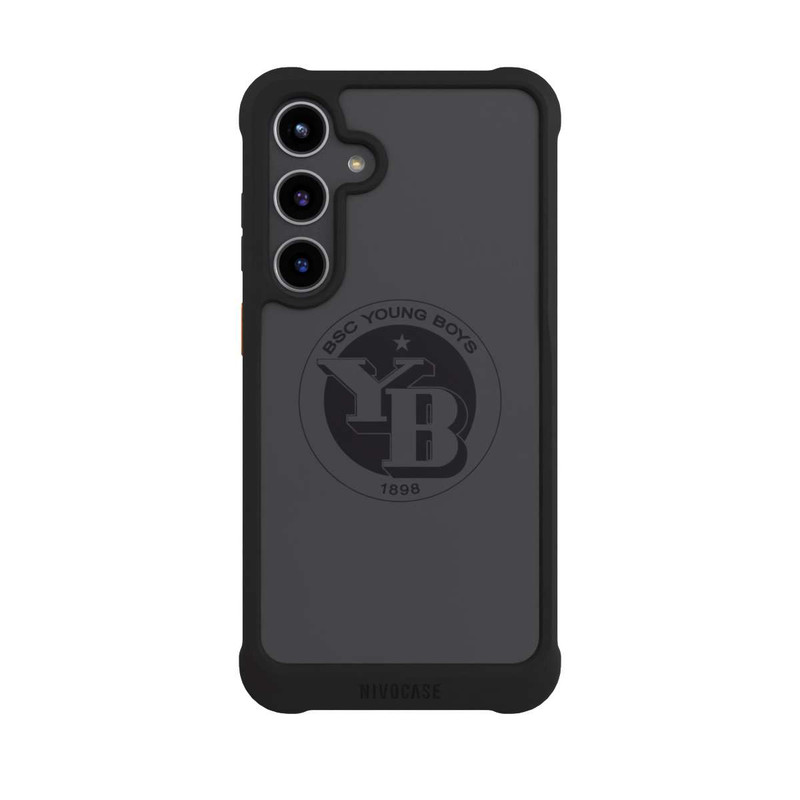 Galaxy S24 + NIVOmax BSC YB Logo Gris