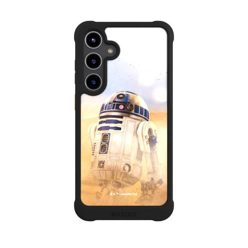 Galaxy S24 + NIVOmax R2D2 in der Wüste