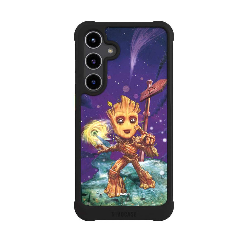 Galaxy S24 + NIVOmax Baby Groot Galaxy Touch