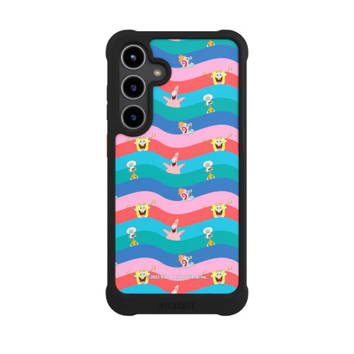 Samsung Galaxy S24+ NIVOmax Spongebob Freunde Bunte Wellen