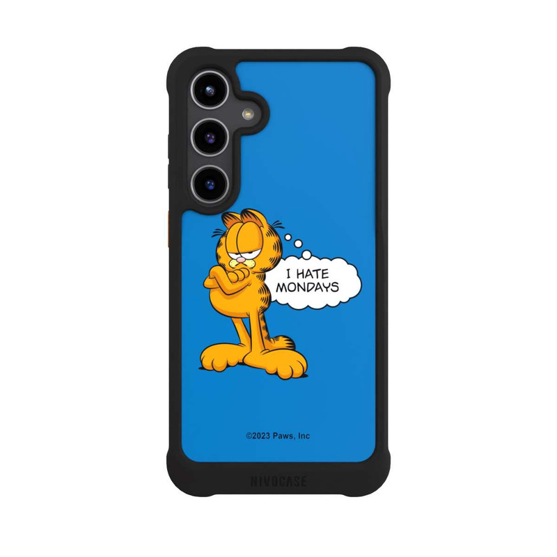 Galaxy S24 + NIVOmax Garfield Je déteste les lundis Bleu