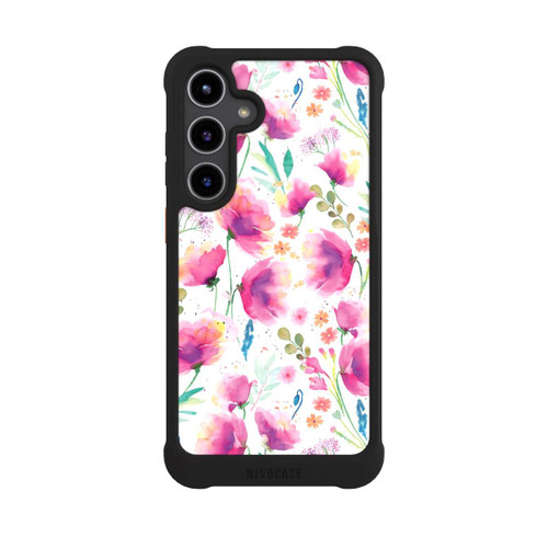 Samsung Galaxy S24+ NIVOmax Abstrakte Mohnblumen aquarell