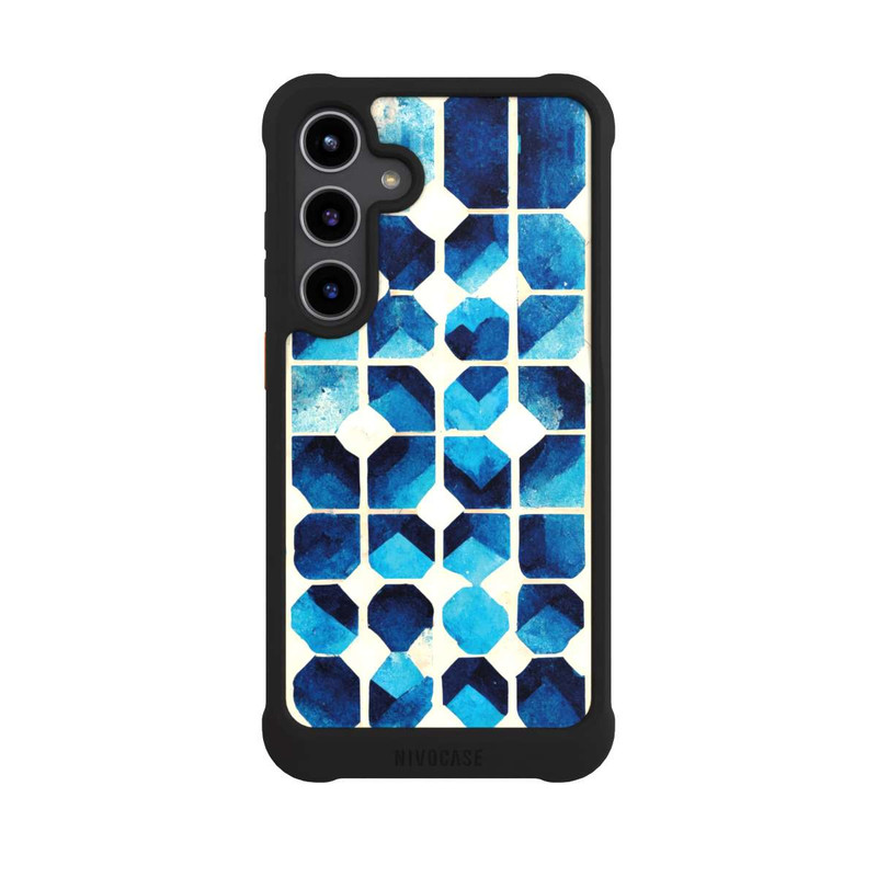 Galaxy S24 + NIVOmax Motif bleu