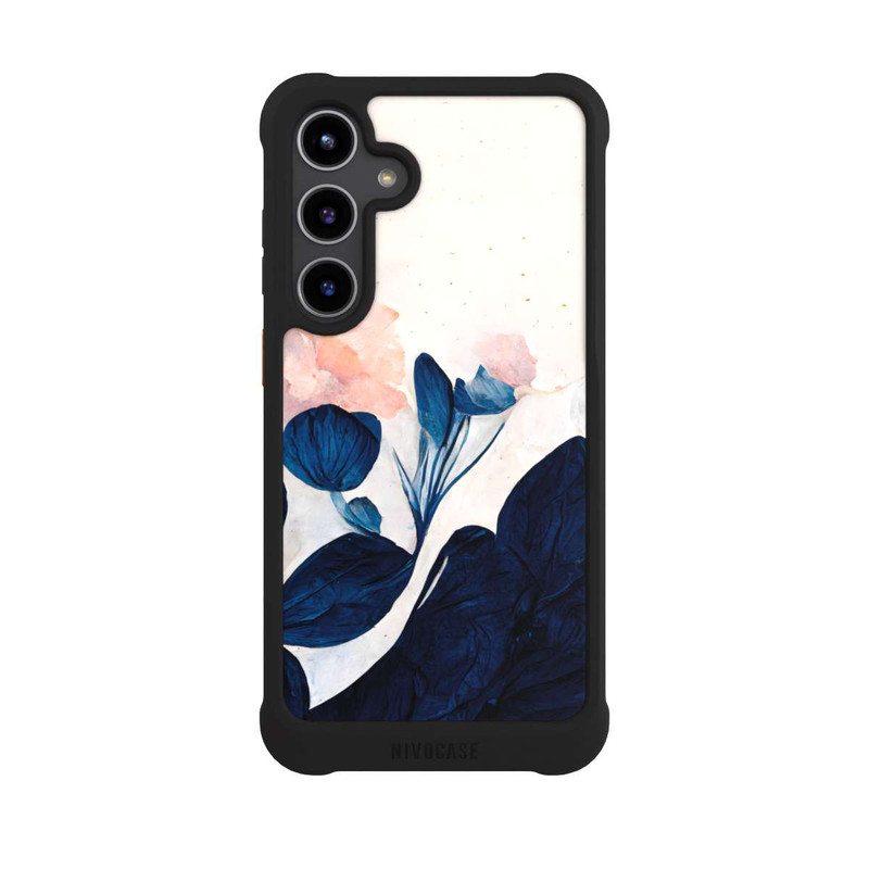 Galaxy S24 + NIVOmax Tulipes bleues