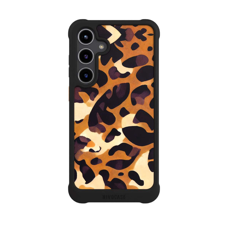Galaxy S24 + NIVOmax Leo Pattern hellbraun