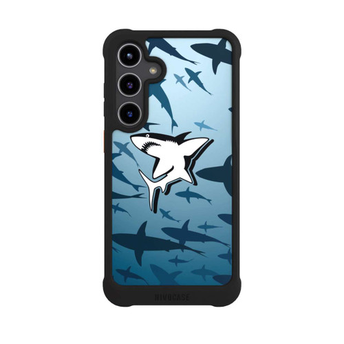 Samsung Galaxy S24+ NIVOmax Haie Muster Blau