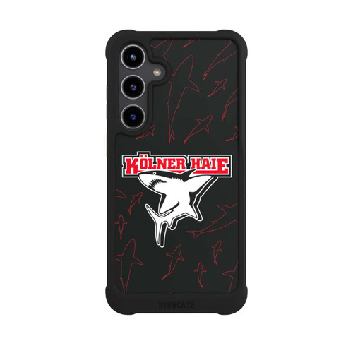 Samsung Galaxy S24+ NIVOmax Haie Muster Rot