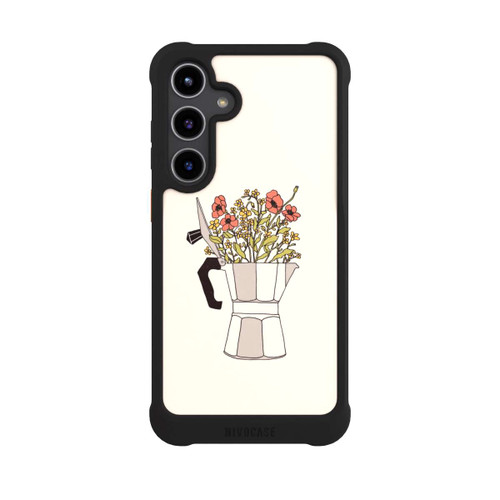 Samsung Galaxy S24+ NIVOmax Moka Blumen