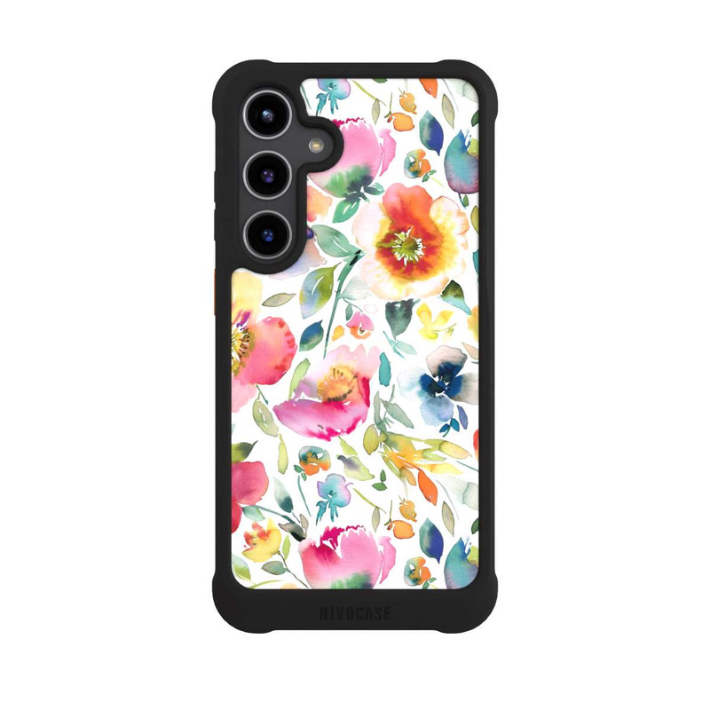 Galaxy S24 + NIVOmax Psychedelic Poppies Multicolor
