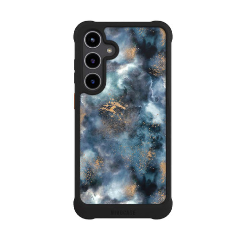 Samsung Galaxy S24+ NIVOmax Smoky Marble Watercolor Navy