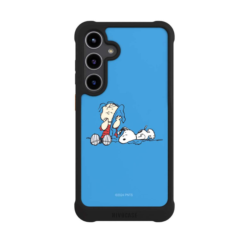 Galaxy S24 + NIVOmax Linus und Snoopy