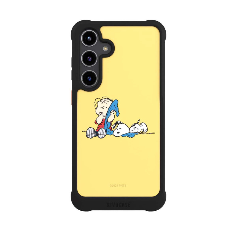 Galaxy S24 + NIVOmax Snoopy und Linus