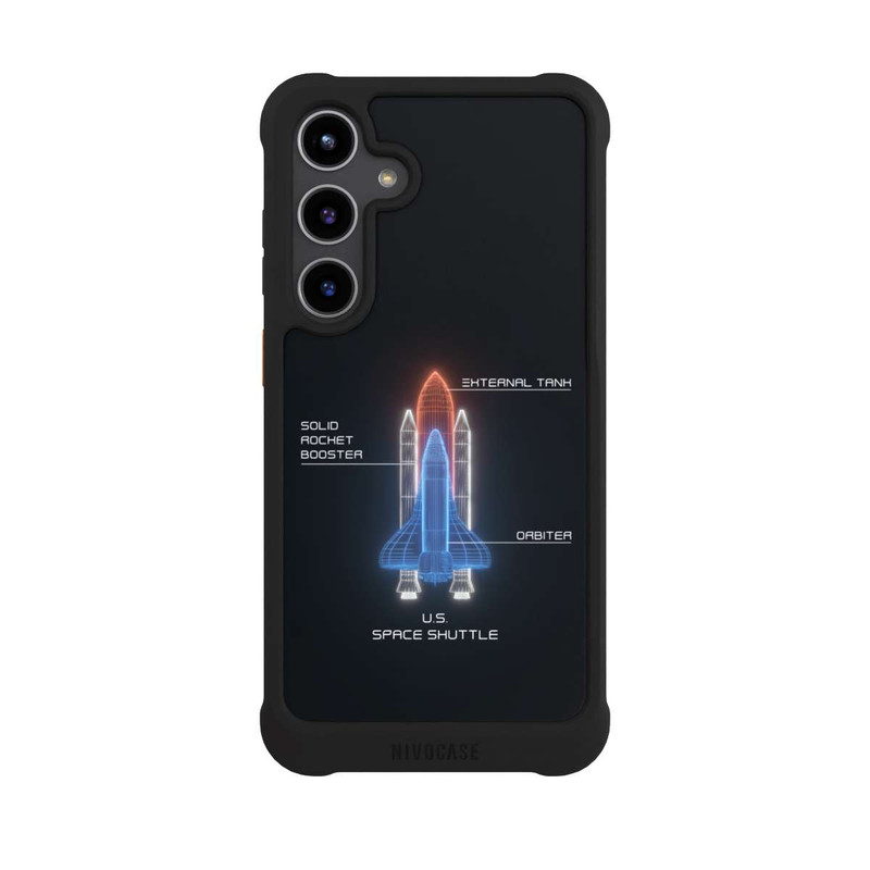 Galaxy S24 + NIVOmax Space Shuttle Drahtmodell