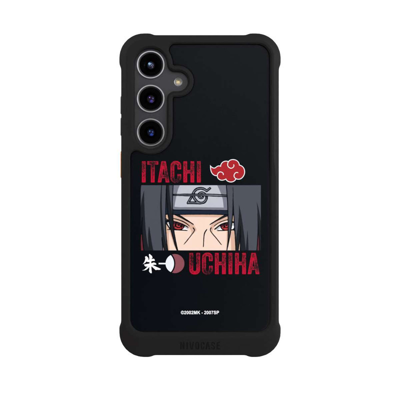 Galaxy S24 + NIVOmax Itachi Uchiha Gros plan