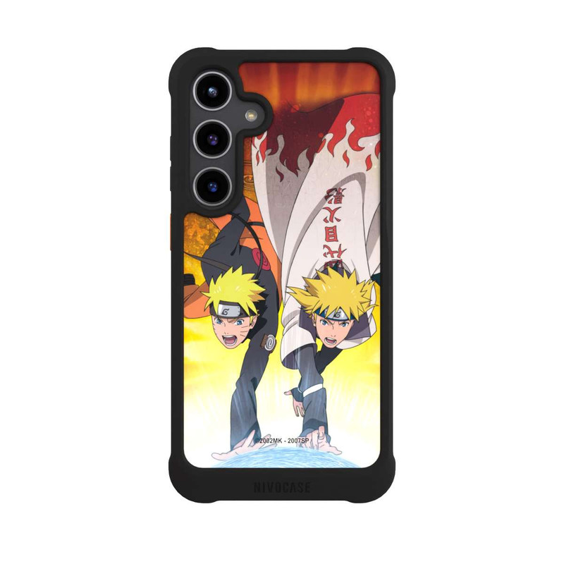 Galaxy S24 + NIVOmax Naruto Minato Vater und Sohn