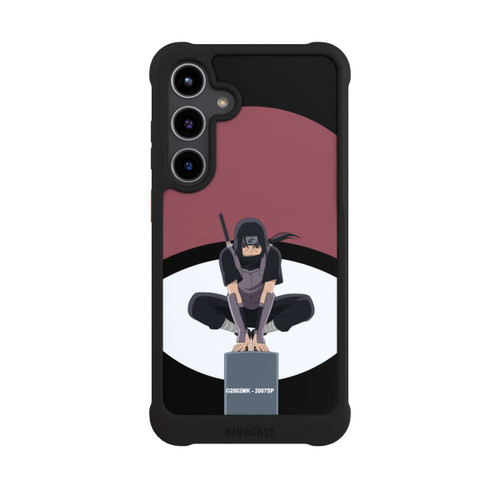 Samsung Galaxy S24+ NIVOmax Itachi Uchiha Symbol schwarz