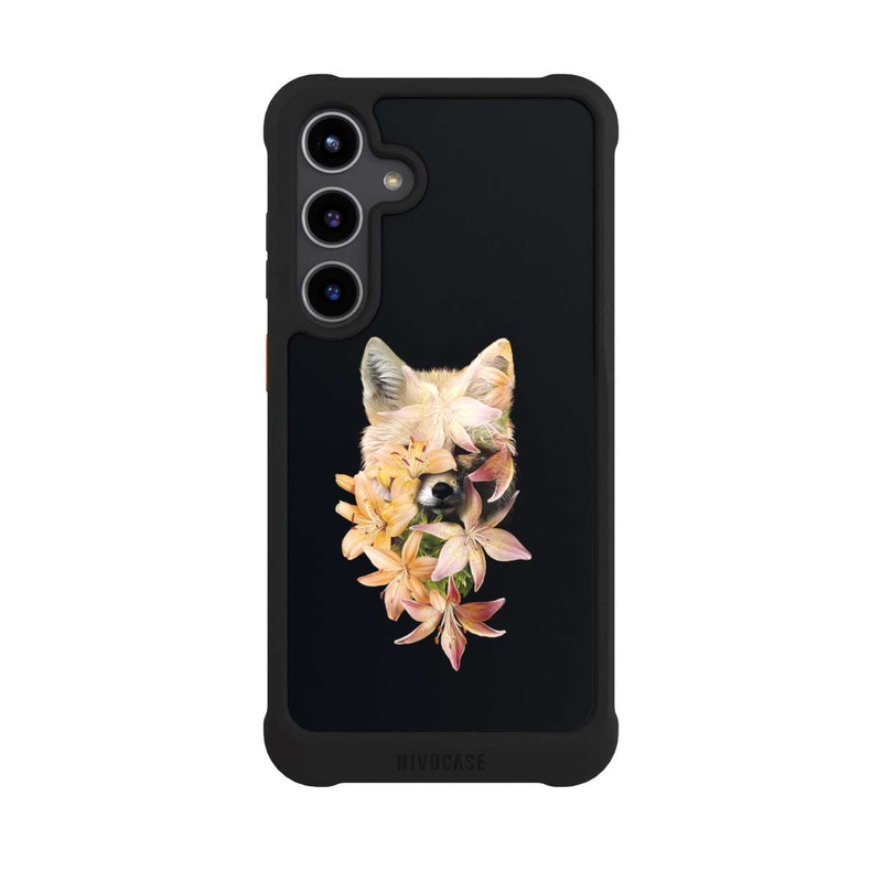 Galaxy S24 + NIVOmax Blumen-Fuchs