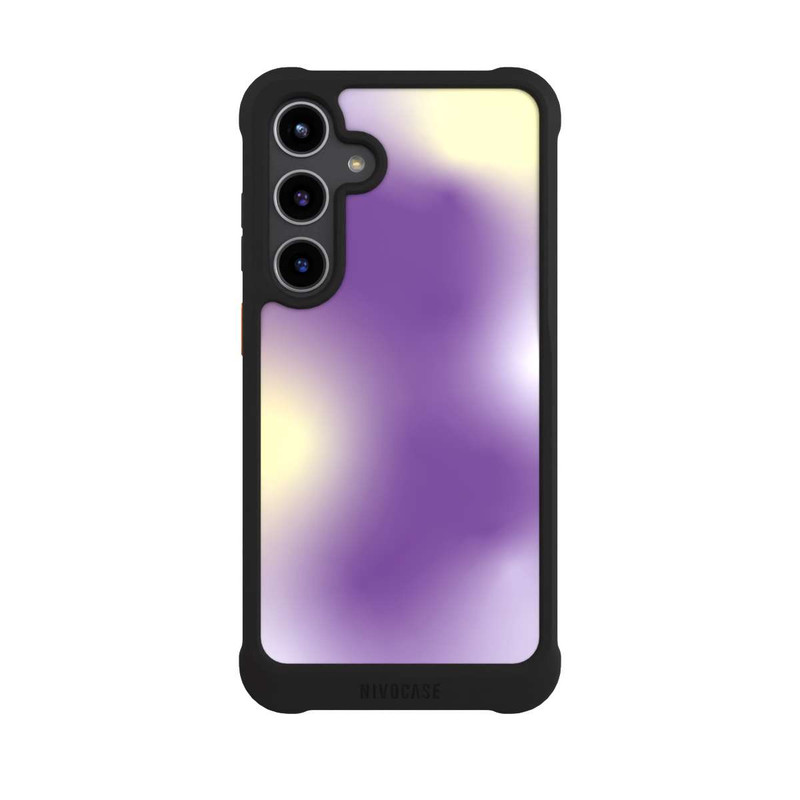Galaxy S24 + NIVOmax Aura Violet Jaune