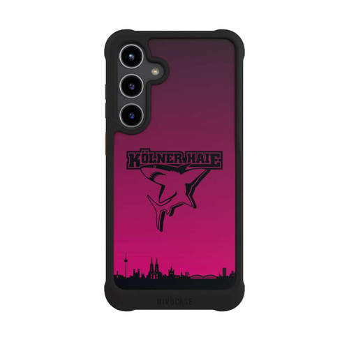 Samsung Galaxy S24+ NIVOmax Kölner Haie Skyline Pink