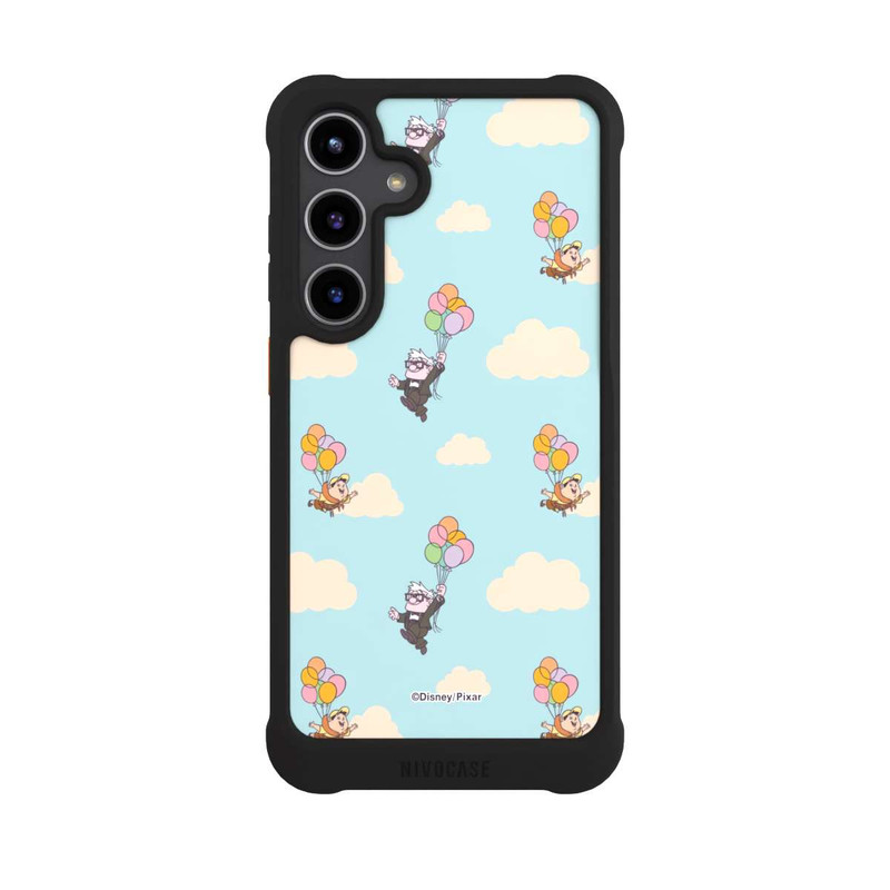 Galaxy S24 + NIVOmax Disney Oben Ballon Haus Muster