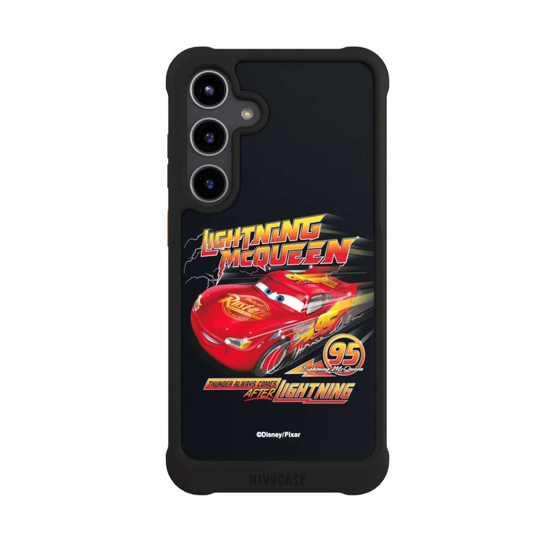 Galaxy S24 + NIVOmax Cars Lightning McQueen Thunder Always Comes After Lightning