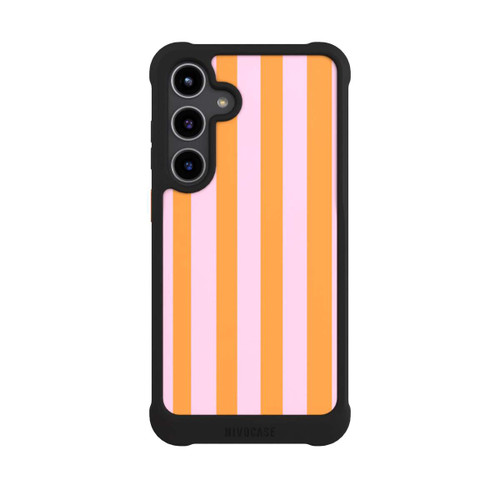 Samsung Galaxy S24+ NIVOmax Orange And Pink Stripes