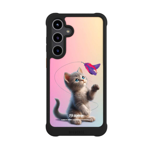 Samsung Galaxy S24+ NIVOmax Playing Cat with Feather