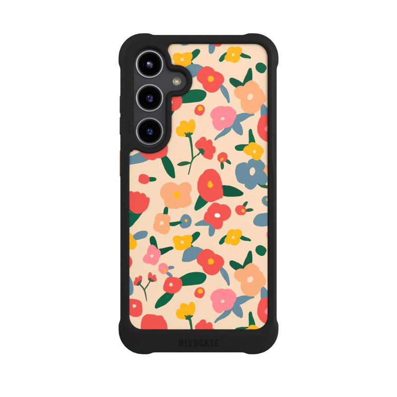 Galaxy S24 + NIVOmax Retro Bold Scandi Flowers
