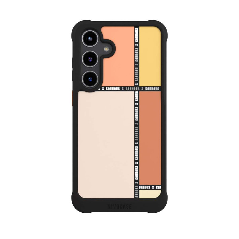 Galaxy S24 + NIVOmax Bauhaus Squares-Pastel