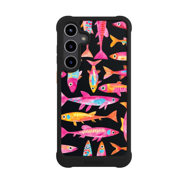 Galaxy S24 + NIVOmax Funky Fish Parade avec IA