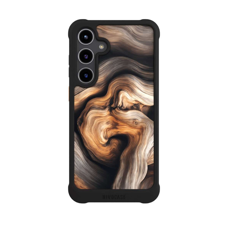 Galaxy S24 + NIVOmax Rustic Wood