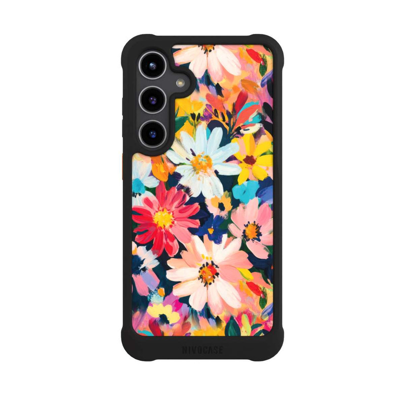 Galaxy S24 + NIVOmax Frühlingsblumen Gemälde