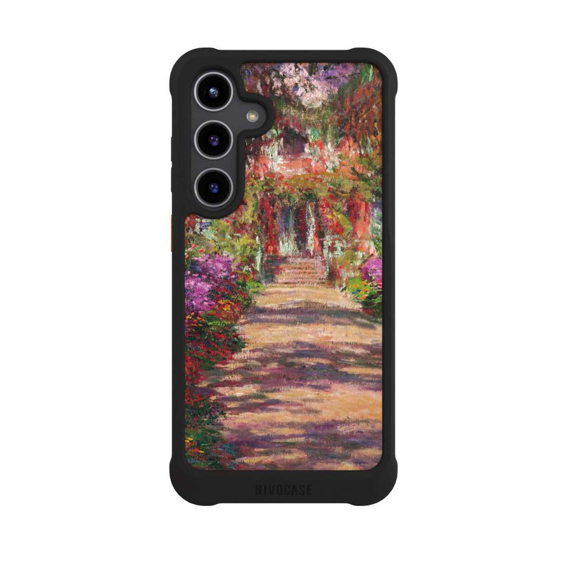 Galaxy S24 + NIVOmax Eine Allee in Monets Garten in Giverny by Claude Monet
