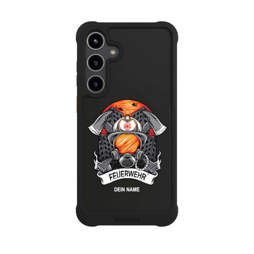 Samsung Galaxy S24+ NIVOmax Feuerwehr Atemschutz Personalisierbar