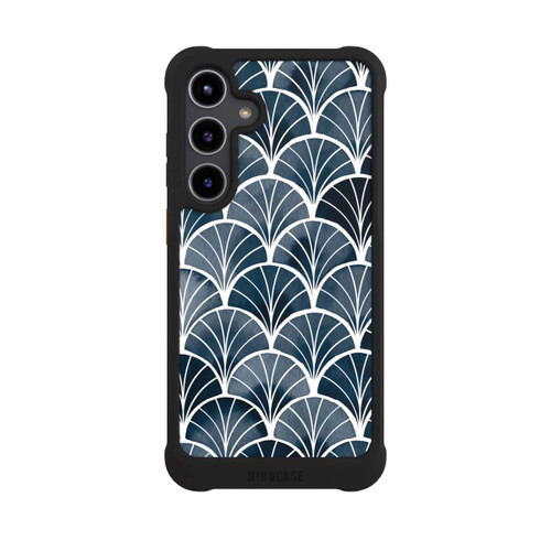 Samsung Galaxy S24+ NIVOmax Botanische Brise Art Deco Grau