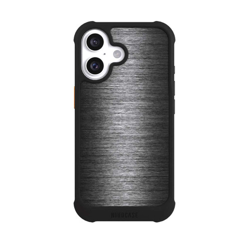 Apple iPhone 16 NIVOmax Metal Look Anthracite