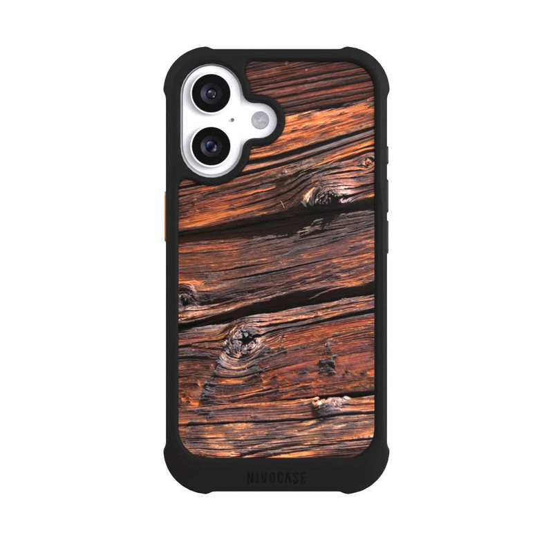 iPhone 16 NIVOmax Verwitterte Holzplanken