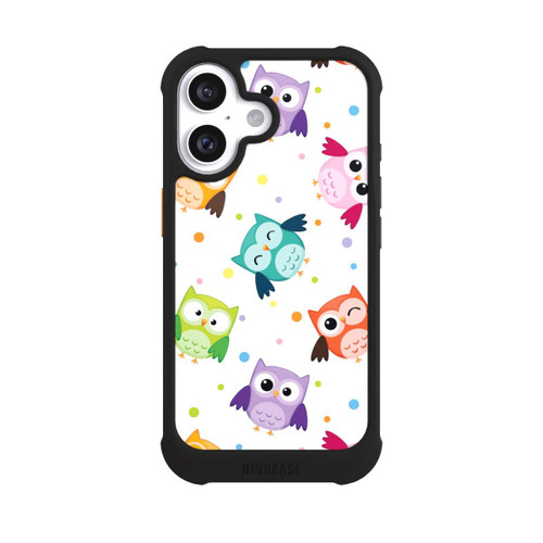 Apple iPhone 16 NIVOmax Konfetti Owls