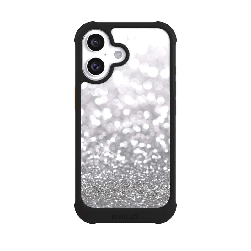 iPhone 16 NIVOmax Silberregen Look
