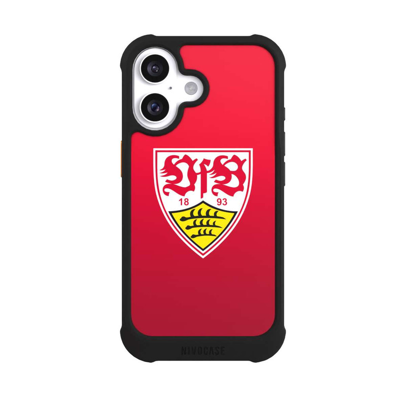 iPhone 16 NIVOmax VfB Stuttgart Wappen Rot