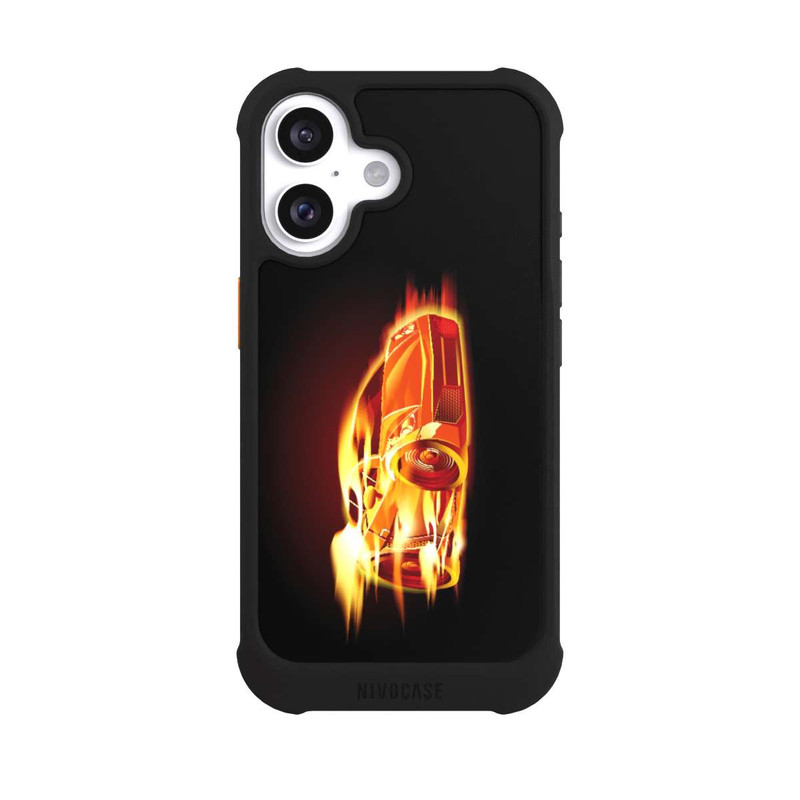 iPhone 16 NIVOmax Burning Car